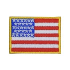 Small American Flag Patch - Embroidered Usa Badge 1 5   iron On 