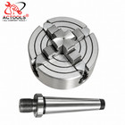 Actools Lathe Chuck 70mm 4 Jaws Independent Dog  M14 X 1  3mt Arbor M12 X 1 75