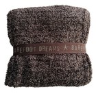 Barefoot Dreams Women s Espresso Cocoa Cozychic Pom Pom Beanie Scarf Set New