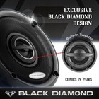 Black Diamond 4  Coaxial Speaker 2 Way 60 Watts 4-ohm - Sold In Pairs - Dia-4 2
