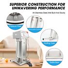 Hakka Commercial Electric Sausage Stuffer 30lbs 15l Stainless Steel Meat Maker