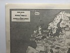 1947 Vintage Europe - High Spots Of Wwii Antique Atlas Map - Hammond s Atlas