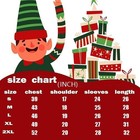 Unisex Ugly Christmas Sweater Look 3d Santa Mistletoe Tease Novelty Holiday Sml