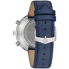 Bulova Men s Quartz Blue Silver Tone Chronograph C Watch 46mm 96a283