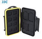 Jjc Water Resistant Anti-shock Memory Card Case For 4 X Sd   8 X Micro Sd Cards