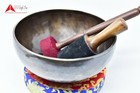 10 Inch Antique Yoga Therapy  Hand Hammered Tibetan Singing Bowl Made In Nepal