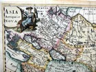 Asia  Antiqua Et Nova By Philipp Cluver C1712 Genuine Antique Copperplate Map