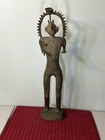 Vintage Antique Brass Statue Indian Hindu God  Mata Devi Collectible Dhokra Art