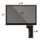 6 5   Tdo-wvga0633f00039 For Mib Std2 200 680 600 Glass Touch Screen Digitizer
