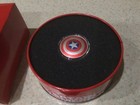 Fiji 2019 1  Marvel Captain America Shield Domed 10g Pure Silver Coin
