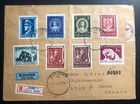 1944 Osijek Croatia German Occupation Ww2 Censored Cover To Lyon France