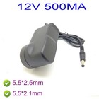 Au Ac 100-240v  Adapter Dc 12v 500ma 0 5a Power Supply  Charger 5 5 X 2 5mm