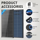 2pack 200w  Bifacial  Solar Panel 100watt 18v N-type Mono Home Pv Power Off-grid