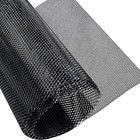 Universal Car Grill Mesh 40 x13  - Black-painted 6x12mm Rhombic Hole - Black