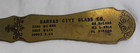 Vintage Advertising Desk Letter Opener Kansas City Glass Co Gr1-7430 We1-3314