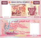 Djibouti 1000-5000 Francs 3 Pieces Set  2002-2008  P-42a 2-44a 2  Unc