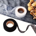 2pcs Black White Double Sided Iron-on Hem Tape Fabric Sewing Interlining - New