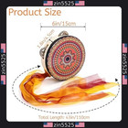Youeon 4 Pack 6  Colorful Tambourines With Jingles   Ribbons - Perfect Gift 