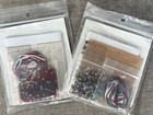 Mill Hill Counted Glass Bead Kits Holiday Ornaments pins 1990s Set Of 2 New