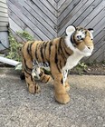 Fao Schwarz Geoffrey Toys R Us Bengal Tiger Large Giant Plush 35    Long Euc