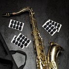 24 Pcs Saxophone Mouthpiece Pads 0 8 Mm Alto Black