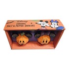 Disney Mickey   Minnie Mouse Halloween Jack O lantern Salt   Pepper Shakers New