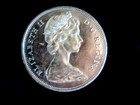 Nice Brilliant Uncirculated 1965  1 Canada Dollar Silver Coin Voyager D18
