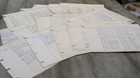 Vintage 1950s Lot Of 15 Accounts Receivable Ledger Pages     Handwritten Ephemera