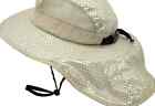 Alchemi Labs Clearwater Sun Hat - With Neck Cape  Reflective  Khaki