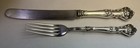 Antique 1847 Rogers Silverplate - Charter Oak - Dinner Knife And Fork
