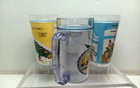Vintage Thermo-serv John Deere Tractor Design 3 Plastic Tumbler   Mug Usa Made