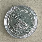 1981 Turks And Caicos Quarter Crown Queen Lobster Unc Wildlife World Coin Animal