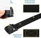 0 78  X5  Adjustable Cam Buckle Lashing Straps  Tie Down Straps 4 Pack  Black