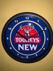 Toohey s New Australian Beer Bar Pub Man Cave Clock Advertising Sign