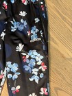 Adidas Black Sweatpants With Blue   Pink Floral Print
