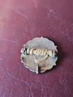 Vtg Sterlin  Little s System Cross Crown Enamel Pin Unlabeled Souvenir Token