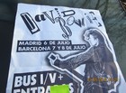 1987 David Bowie Madrid   Barcelona Spain Glass Spider Concert Tour Poster Rare
