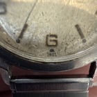 Elgin Swiss Manual Mechanical Vintage 1950s 34mm Silver Dial Expansion Band