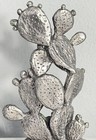 Michael Ricker Pewter Bunny Desert Cactus Western Art Figurine Signed