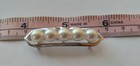 Pearl Obidome 14k Wg With Silk Obijime Cord-vintage-rare Set