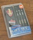Halex Soft Tip Brass Darts  Gift Set Of 3 W 6 Metallic Flights  6 Tips   Case