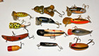 Vintage Lot Of Plastic Lures - Arbogast  Helin  Storm  Wright   Mcgill  Heddon