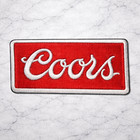Coors Beer 4 Pack Logo Embroidered Iron On Patch Free Shipping tracking