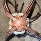 Cwd Figure 8 Bridle Fancy Stitching  Pink Padding Sz 3  Full  635 Used Few Times