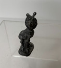 Giraffe Pewter Metal Figure 2  Textured Collectible Vintage Miniature Figurine