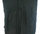 Rivet Utility Coveralls Jumpsuit S Black Short Sleeve Front Zip 5 Pockets Guc