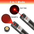 900miles Rechargeable Lazer Red Laser Pointer Pen Astronomy Visible Beam Light