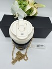 Chanel White Tumbler Gold Chain Quilted Crossbody Holder Limited Edition Gwp