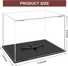 Clear Acrylic Football Display Case Memorabilia Holder For Sports Collectors