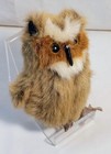 Folkmanis Mini Great Horned Owl Finger Puppet Brand New   2752 Plush